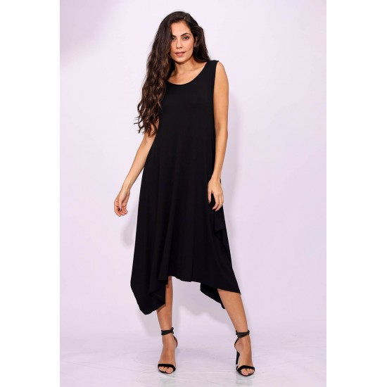 Vestido Saruel Regata Malha Preto