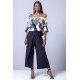 Calça Pantacourt Viscose Envelope Preta