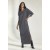 Vestido Longo Morcego Assimétrico Mescla