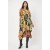 Vestido Kaftan Mutum Detalhes nas Costas Estampa Jardim do Verão