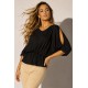Blusa Mangaba Malha Preto