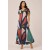 Vestido Amanara Longo Malha Geometrias do Tempo