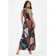 Vestido Longo Jennifer Malha Trapézio com Bolso Geometrias do Tempo