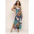 Vestido Longo Jandira Ombro Nu Fenda Lateral Geometrias do Tempo