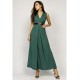 Vestido Longo Acará Malha Verde Musgo