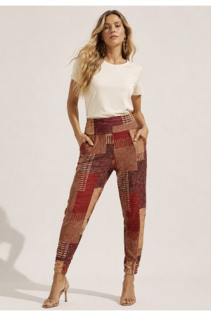 Calça Saruel Malha com Bolso Tramas do Sol