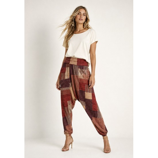 Calça Saruel Malha com Bolso na Frente Tramas do Sol