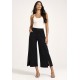Calça Pantacourt Malha Preta