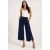 Calça Pantacourt Malha Azul Marinho