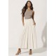 Calça Pantacourt Elastic Embaú Off White