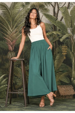 Calça Pantacourt Elastic Embaú Verde