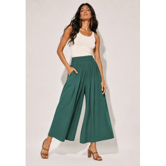 Calça Pantacourt Elastic Embaú Verde