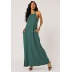 Vestido Longo Anambé Viscose com Bolsos Verde