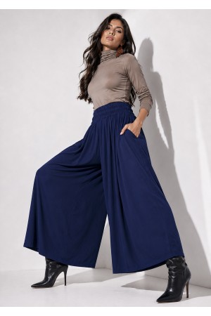 Calça Pantacourt Elastic Embaú Azul Marinho