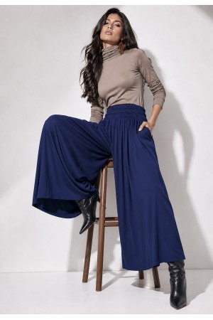 Calça Pantacourt Elastic Embaú Azul Marinho