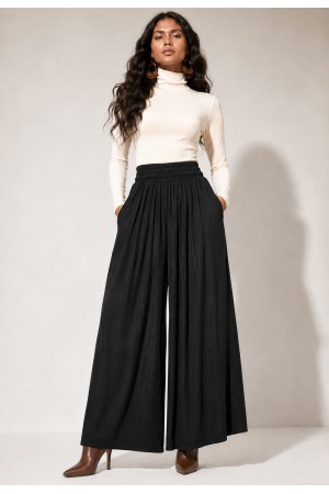 Calça Pantalona Elastic Embaú Preta