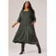 Vestido Midi Caju Malha Plus Mescla