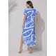 Vestido Midi Abapã Malha com Bolso Estampa Lagoa Botânica