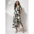 Vestido Midi Abapã Malha com Bolso Estampa Chapada de Areia