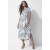 Vestido Midi Abapã Malha com Bolso Bambu Azul
