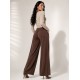 Calça Pantalona Inhambuxintã Malha Marrom
