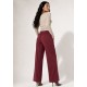 Calça Pantalona Inhambuxintã Malha Bordô