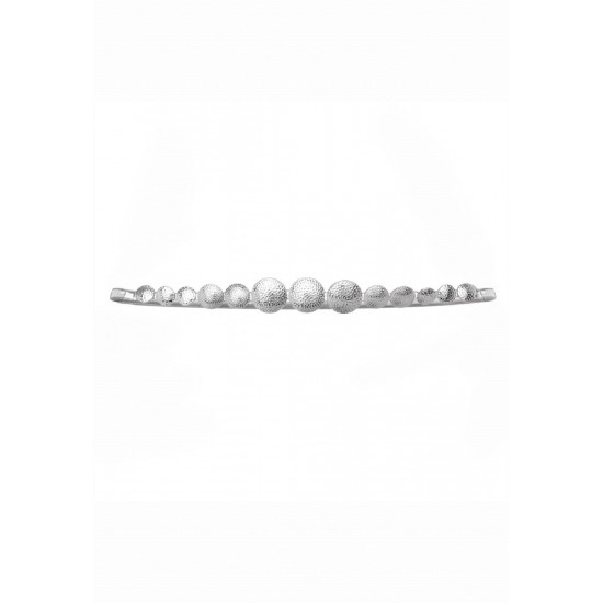 CINTO DE MOLA FIVELA BOLINHA PRATEADA