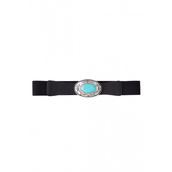 CINTO ELÁSTICO FIVELA AZUL PRETO