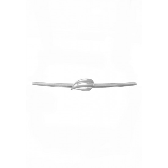 CINTO DE MOLA FIVELA FOLHA PRATEADA