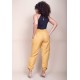 Calça Lisle Cargo Viscose Mostarda