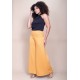 Calça Pantalona Granja Malha Amarela