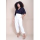Calça Lisle Cargo Viscose Branco