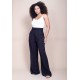 Calça Pantalona Viscose Preta