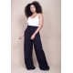 Calça Pantalona Viscose Preta