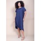 Vestido Midi Plano Azul Marinho