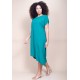 Vestido Midi Plano Verde