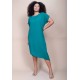 Vestido Midi Plano Verde