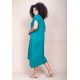 Vestido Midi Plano Verde
