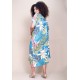 Vestido Midi Plano Estampa Brisa Botânica