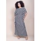 Vestido Kaftan Viscose Longo Estampa Encanto das Margaridas