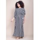 Vestido Kaftan Viscose Longo Estampa Encanto das Margaridas