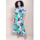 Vestido Kaftan Viscose Longo Estampa Brisa do Mar