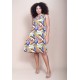 Vestido Midi Viscose Regata Piaf Cores Vibrante