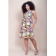 Vestido Midi Viscose Regata Piaf Cores Vibrante