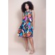 Vestido Midi Viscose Regata Piaf Aurora Urbana