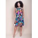 Vestido Midi Viscose Regata Piaf Aurora Urbana
