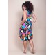 Vestido Midi Viscose Regata Piaf Aurora Urbana