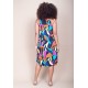 Vestido Midi Viscose Regata Piaf Aurora Urbana