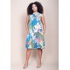 Vestido Midi Viscose Regata Piaf Brisa Botânica