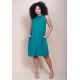 Vestido Midi Viscose Regata Piaf Verde